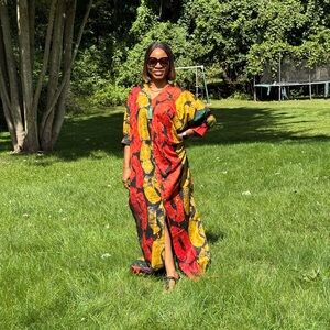 Elegant Multicolor Maxi Dress | Live on Sunday Oct. 5th @3pm EST. & 2pm CNT.